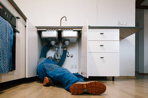 Professional Drain Cleaning technician working in Palmerton, PA
